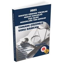 2023 GYS Adalet Bakanlığı Yazı İşleri Müdürlüğü Rakipsiz Soru Bankası - Dizgi Kitap