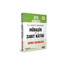 2023 GYS T. C. Adalet Bakanlığı Mübaşir ve Zabıt Katibi Soru Bankası - Data Yayınları