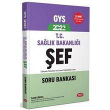 2023 Gys T.C. Sağlık Bakanlığı Şef Soru Bankası - Data Yayınları