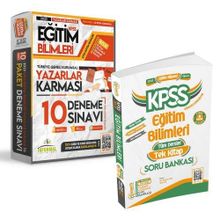 2023 Kpss Eğitim Bilimleri Anamorfik Tek Kitap ve 10'lu Yazarlar Karması Tamamı Çözümlü Deneme Paketi