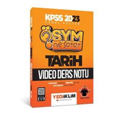 2023 KPSS Genel Kültür Ösym Ne Sorar Tarih Video Ders Notu