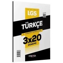 2023 LGS 1. Dönem Konuları Türkçe 3x20 Deneme Marka Yayınları - Marka Yayınları