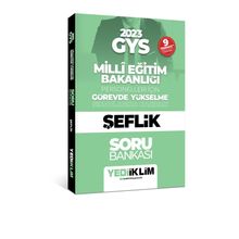 2023 Milli Eğitim Bakanlığı Görevde Yükselme Sınavı Şeflik Soru Bankası - Yediiklim Yayınları