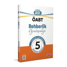 2023 ÖABT Rehberlik Öğretmenliği Tamamı Çözümlü 5 Deneme Sınavı - Data Yayınları