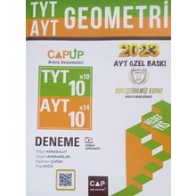 2023 Özel Baskı TYT AYT Geometri Deneme - Çap Yayınları