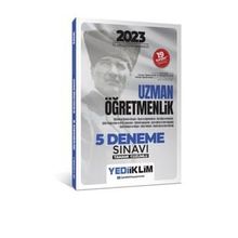 2023 T.C. Millî Eğitim Bakanlığı Uzman Öğretmenlik 5 Deneme Sınavı Tamamı Çözümlü - Yediiklim Yayınları