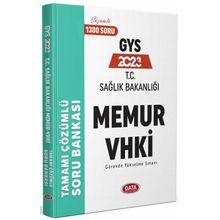 2023 T.C. Sağlık Bakanlığı Memur Vhki Soru Bankası - Data Yayınları