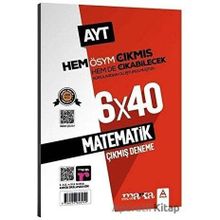 2023 Tamamı Video Çözümlü AYT Matematik ÖSYM Çıkmış ve Çıkabilecek Sorulardan Oluşturulmuş 6 Deneme Sınavı Marka Yayınları