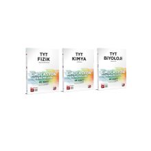 2023 TYT Fizik Kimya Biyoloji Simülasyon Deneme Seti 3 Kitap - 3D Yayınları