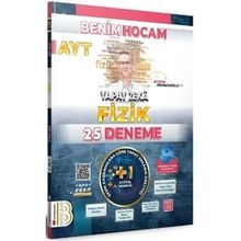 2024 AYT Yapay Zeka Fizik 25 Deneme Benim Hocam Yayınları