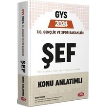 2024 Gys Genclik Ve Spor Bakanligi Sef Konu Anlatimli Hazirlik Kitabi - Data Yayınları