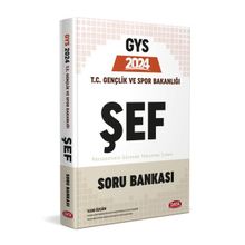 2024 GYS Gençlik ve Spor Bakanlığı Sef Soru Bankası Data Yayınları