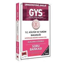 2024 Gys Kültür Ve Turizm Bakanlığı Kütüphane Müdürü Kadrosu İçin Açıklamalı Çözümlü Soru Bankası - Yargı Yayınları