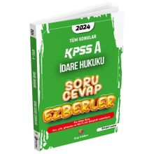 2024 KPSS A İdare Hukuku Soru Cevap - Ezberler - Serhat Güven - Dizgi Kitap
