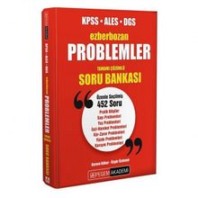 2024 KPSS ALES DGS Problemler Ezberbozan Soru Bankası Pegem Yayınları