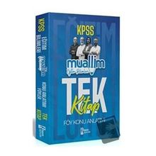 2024 KPSS Eğitim Bilimleri Muallim Föy Tek Kitap Konu Anlatımı İsem Yayınları