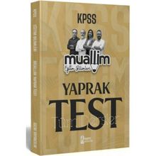 2024 KPSS Eğitim Bilimleri Muallim Tüm Dersler Yaprak Test - İsem Yayınları