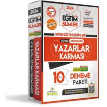 2024 KPSS Eğitim Bilimleri Yazarlar Karması Türkiye Geneli Dijital Çözümlü 10 Deneme İnformal Yayınları