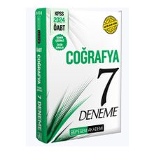 2024 KPSS ÖABT Coğrafya Öğretmenliği Tamamı Çözümlü 7 Deneme Pegem Akademi Yayıncılık