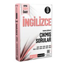 2024 KPSS ÖABT İngilizce Tamamı Çözümlü Çıkmış Sorular Pegem Yayınları
