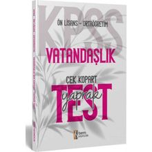 2024 Kpss Ortaoğretim Ön Lisans Vatandaşlık Çek Kopart Yaprak Test İsem Yayınları
