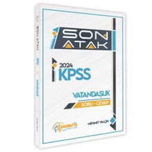 2024 KPSS Vatandaşlık Son Atak Soru Cevap Kitabı Anamorfik Yayınları