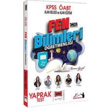2024 ÖABT Fen Bilimleri Öğretmenliği Yaprak Test Yargı Yayınevi