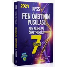 2024 ÖABT Fen Bilimlerinin Pusulası 7 Video Cözumlü Deneme Okan Yolcu CBA Yayınları