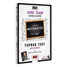 2024 Öabt İlköğretim Matematik Öğretmenliği Yaprak Test Yargı Yayınları
