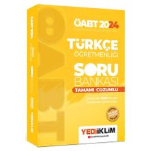2024 ÖABT Türkçe Öğretmenliği Tamamı Çözümlü Soru Bankası Yediiklim Yayınları