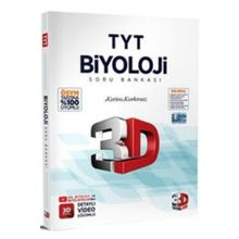2024 TYT 3D Biyoloji Tamamı Video Çözümlü Soru Bankası 3D Yayınları