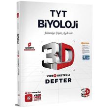 2024 TYT Biyoloji Video Destekli Defter 3D Yayınları