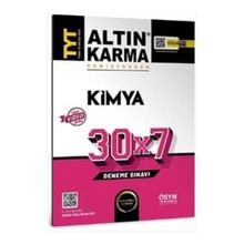 2024 TYT Kimya Deneme Sınavı 30x7 Altın Karma Yayınları