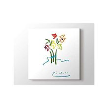 2645 Sanat Pablo Picasso Evening Flowers Kare 50x50 cm Kanvas Tablo