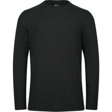 2AS 2ASVERMFBSS24-0924 Vernon Siyah Uzun Kol Viloft Erkek T-shirt