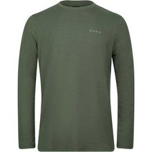 2AS 2ASVERMFBSS24-21417 Vernon Haki Uzun Kol Viloft Erkek T-shirt