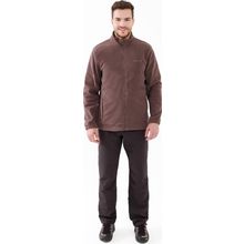 2AS Saka Mürdüm Tam Fermuarlı Erkek Polar Sweatshirt