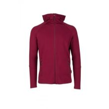 2AS Selenge Bordo Fermuarlı Kapşonlu Sweatshirt