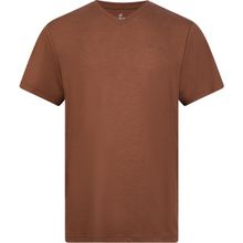 2AS Victor Kahverengi Viloft V Yaka Erkek T-shirt