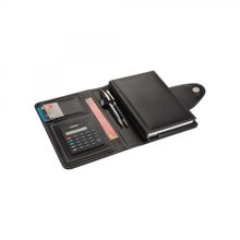 2K 4680 Siyah Tarihsiz Çizgili Defter Hesap Makineli 14x20 cm Ajanda