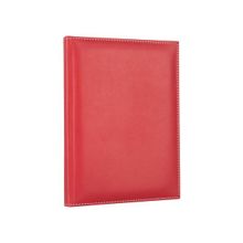 2K Diplomat 14x20 cm Kırmızı Düz Defter