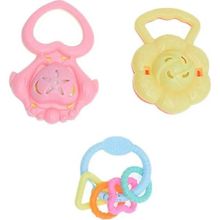 3 Adet Bebek Plastik Çıngırak