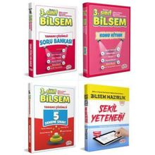 3.Sınıf Bilsem Hazırlık Kitapları 4'lü Set Editör Yayınları
