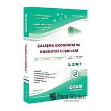 3. Sınıf Çalışma Ekonomisi ve Endüstri İlişkileri Konu Anlatımlı Soru Bankası
