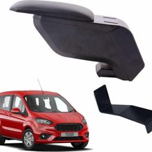 3 Tıkla Courier 2017 Camlı Van Siyah Delmesiz Çelik Ayaklı Kol Dayama Kolçak