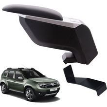 3 Tıkla Dacia Duster 2011 Gri-Siyah Delmesiz Çelik Ayaklı Kol Dayama Kolçak