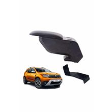 3 Tıkla Dacia Duster 2020 Siyah Delmesiz Çelik Ayaklı Kol Dayama Kolçak