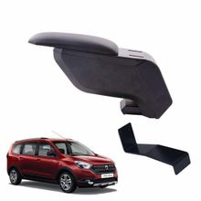 3 Tıkla Dacia Lodgy Stepway 2019 Siyah Delmesiz Çelik Ayaklı Kol Dayama Kolçak