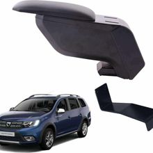3 Tıkla Dacia Logan Mcv 2014 Siyah Delmesiz Çelik Ayaklı Kol Dayama Kolçak