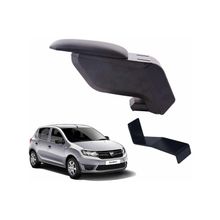 3 Tıkla Dacia Sandero 2013 Siyah Delmesiz Çelik Ayaklı Kolçak Kol Dayama